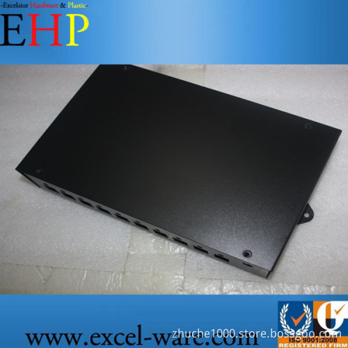 custom enclosure usb hub;wifi 3g router enclosure with black stoving varnish